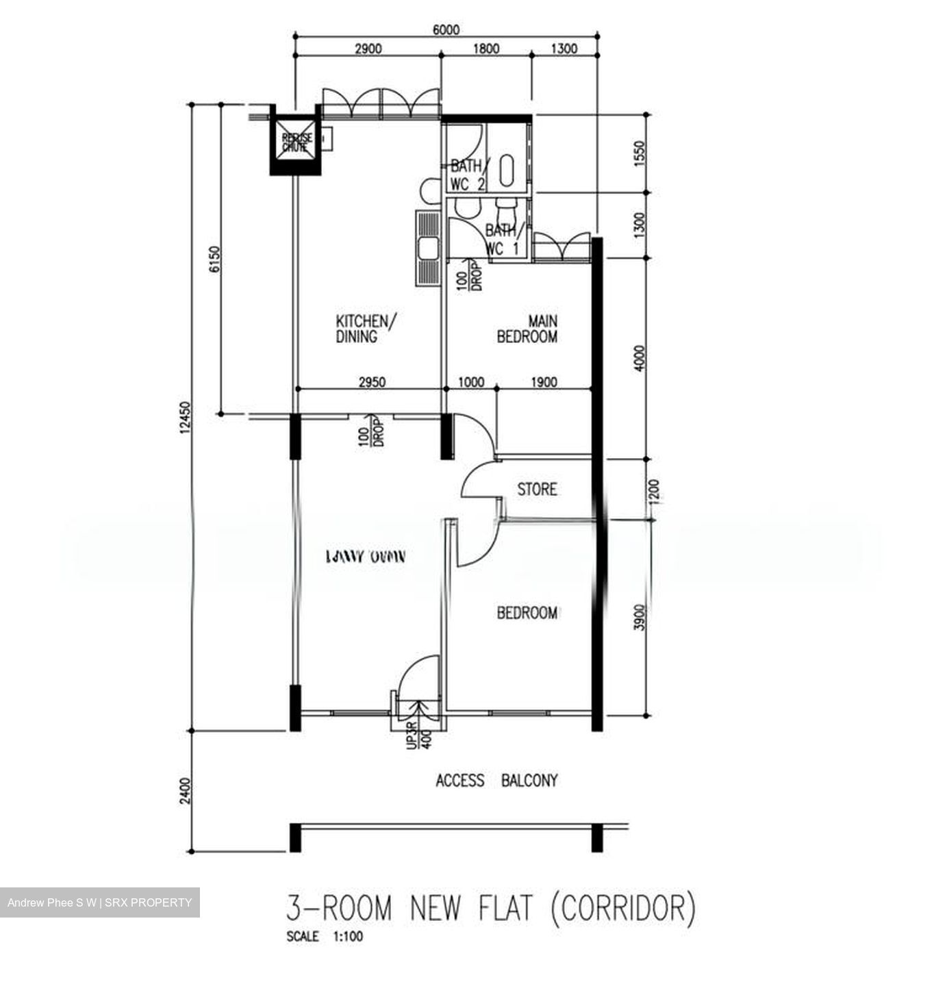 Blk 117 Eunos Vista (Bedok), HDB 3 Rooms #601575881